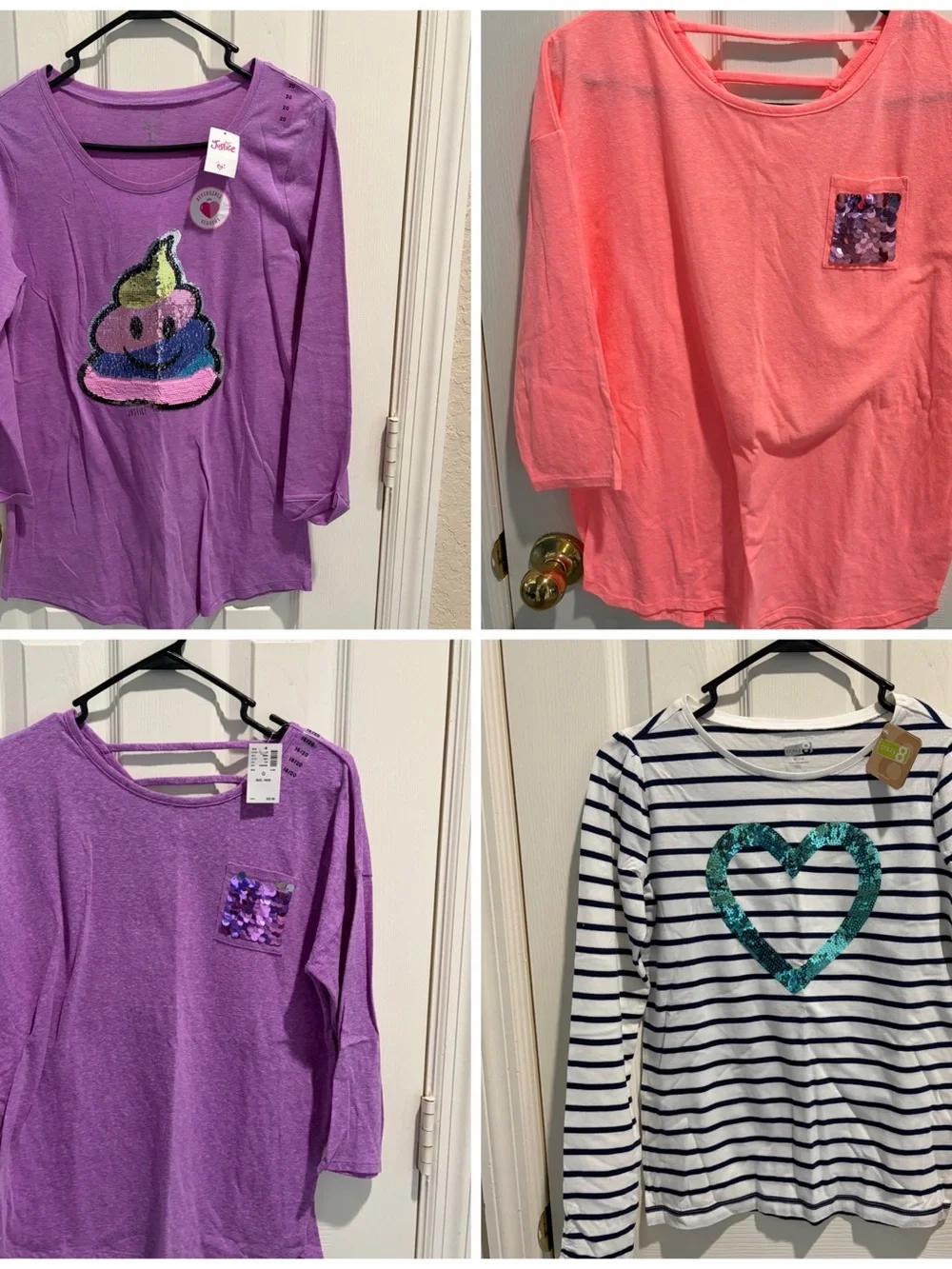Large lot of Large to XXL Girls clothing Various brands Alot of NWT